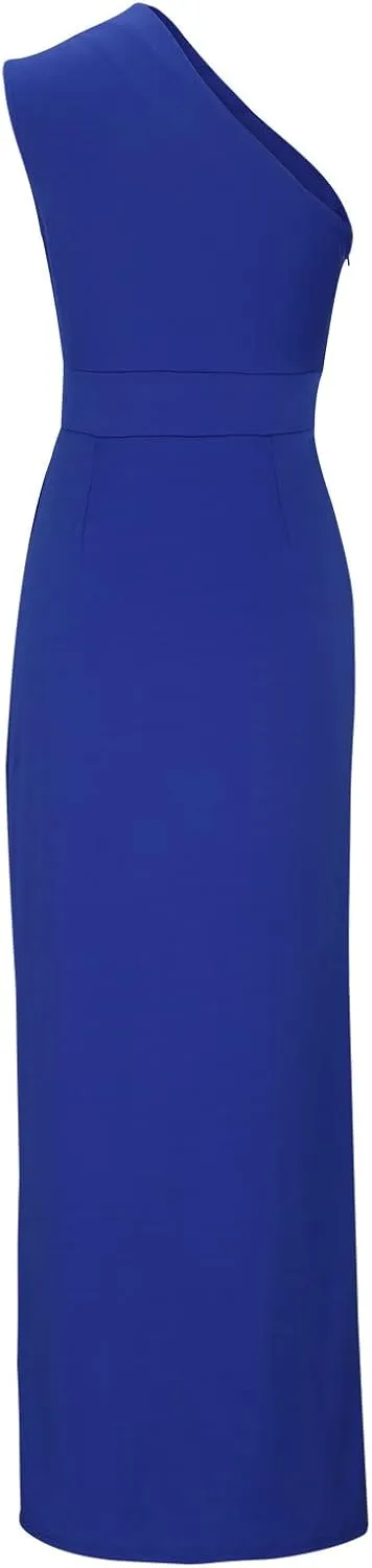 Womens Elegant Off Shoulder Dress High Waist Wrap Formal Dress Evening Party Maxi Bodycon Dress for Wedding, Cocktail