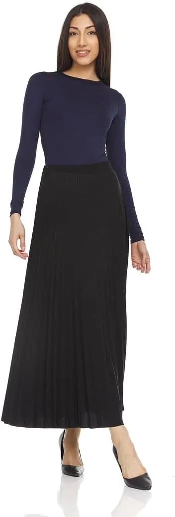 Women's High Waist Pleated A-Line Swing Skirt BK-8005