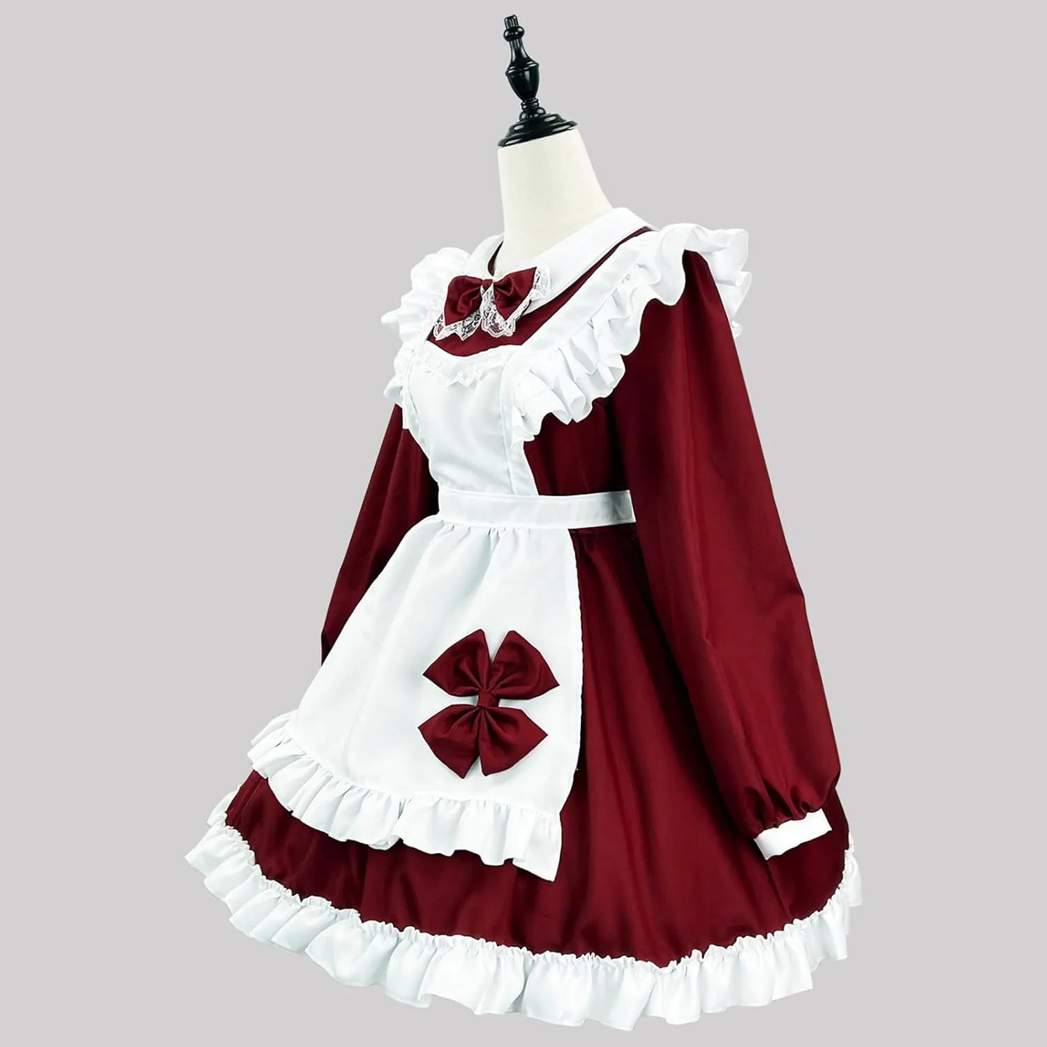 Womens Plus Size French Maid Dresses Anime Cosplay Party Uniform Roleplay Games Lolita Outfits Apron Fancy Dress