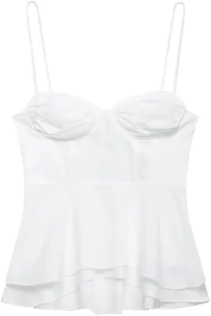 Women's Y2k Ruffled Sleeveless Camisole