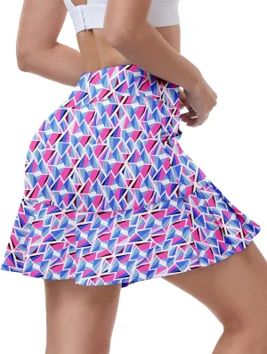 WOWENY Women's Athletic Tennis Skorts Skirts for Women Running Golf Skort with Pockets